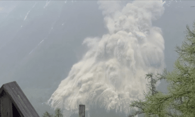 Glacier Collapse Destroys 90% of Swiss Village in Catastrophic Landslide Swiss Alps Glacier landslide Drone Blatten Village